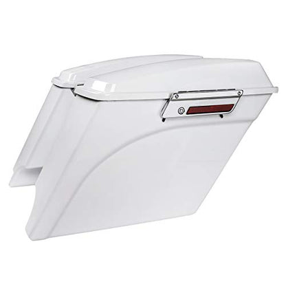 Motorcycle 5" Stretched Saddlebags Fit For Harley Touring 1993