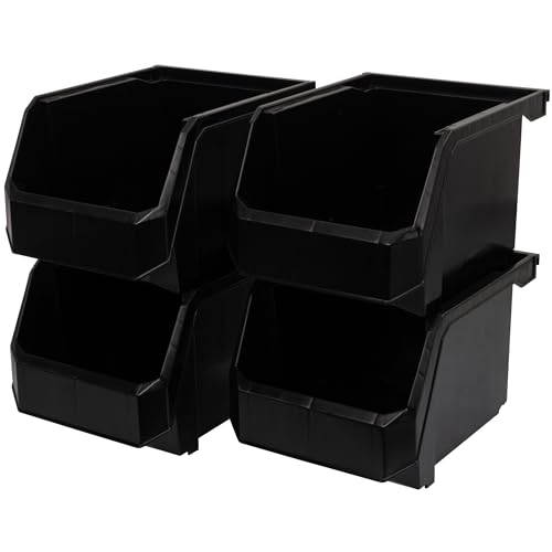 Medium Tall Stackable Plastic Storage Bins