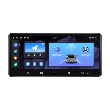 8.9" Single Din Touchscreen Radio Android 13 Head Unit with Carplay and Android Auto 4GB+64GB Detachable Car Stereo with Bluetooth