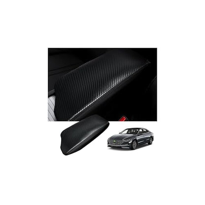 Center Console Cover for Hyundai Sonata 2020 2021 2022 2023 Accessories Carbon Fiber Armrest Cover Anti