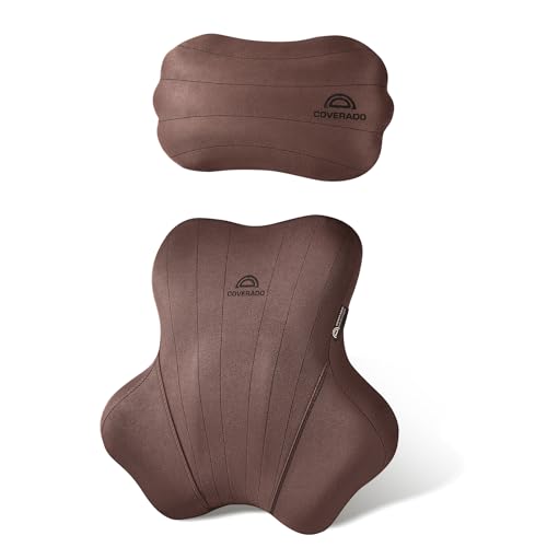 Car Lumbar Support Pillow and Car Neck Pillow Kit