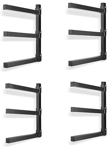 Wall Mount Wood Organizer and Lumber Storage Rack with 3