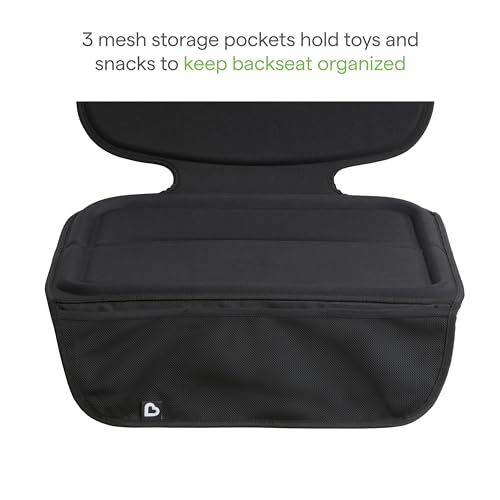 Car Seat Cover with Tablet Holder for Under Baby Car Seats and Toddler Booster Seats