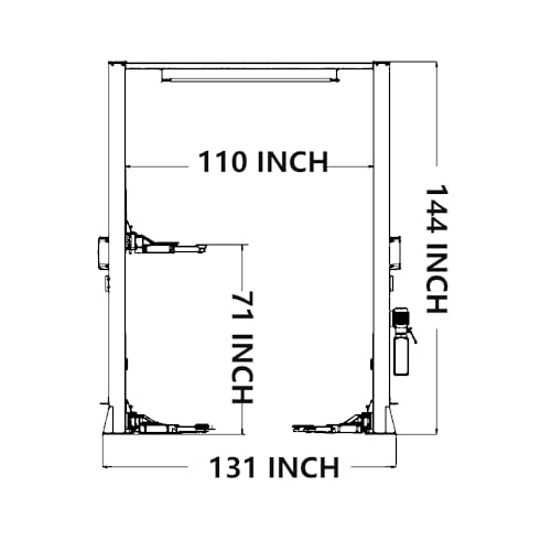 Single Point Lock Release 12000lbs Lifting Capacity 4.0HP 2