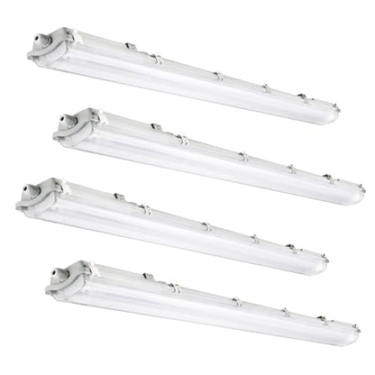 4FT Vapor Tight LED Light Fixture 4200LM 48W (4 Count)