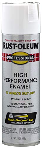 Professional High Performance Flat White Spray Paint (15 Ounce)