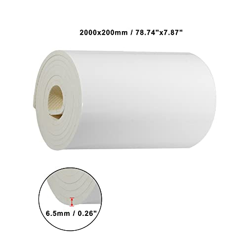 2000x200x6.5mm Car Garage Wall Guard Door Bumper Universal Protector Anti Collision Waterproof White