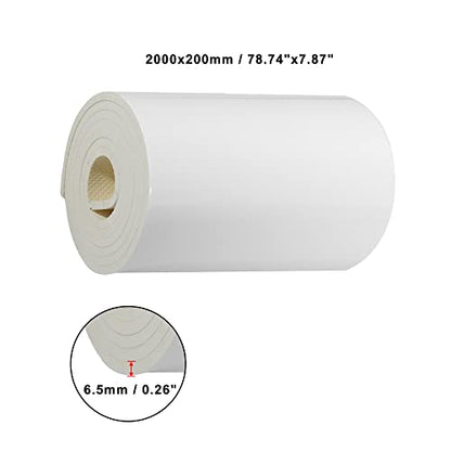 2000x200x6.5mm Car Garage Wall Guard Door Bumper Universal Protector Anti Collision Waterproof White