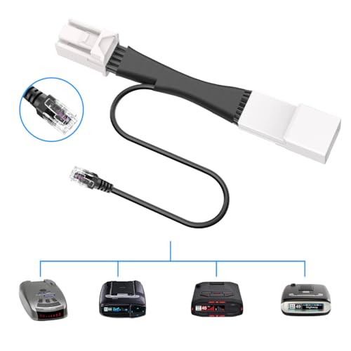 Radar Detector Power Adapter RJ11 Plug