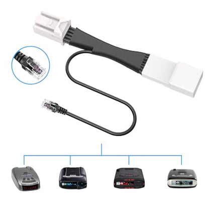 Radar Detector Power Adapter RJ11 Plug