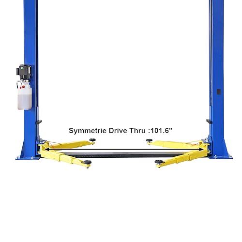Car Lift 9 000lbs 2 Post Auto Lift Floor Plate Auto Truck Hoist for Home Garage