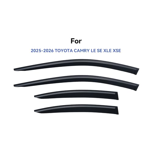 Window Visors Rain Guards for 2025 2026 Toyota Camry Sedan