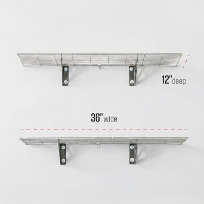 Steel Garage Wall Shelves 2 (2 Count)