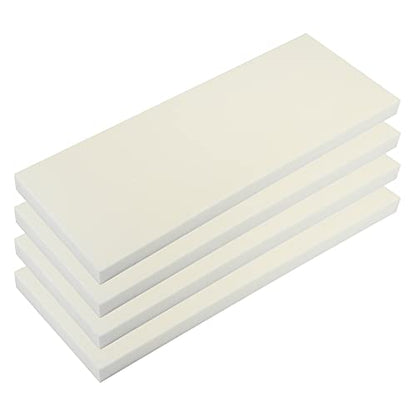 400x150x20mm 4pcs Car Garage Wall Guard Door Bumper Protector Anti Collision Waterproof White