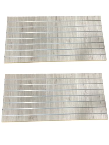 Barnwood Slatwall Panels 24"H x 48"L (2 Count)