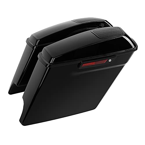 Motorcycle 5" Stretched Saddlebags Fit For Harley Touring 2014 (2 Count)