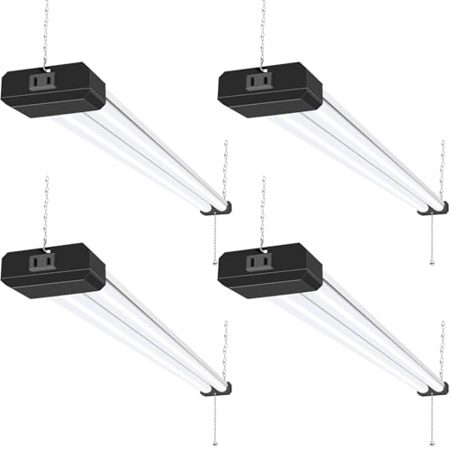 4FT Linkable LED Shop Light for Garage (4 Count)