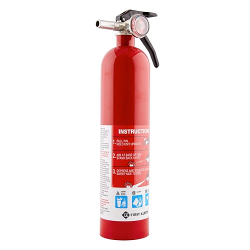 Home1-2, Standard Home Fire Extinguisher, Red, 2PACK