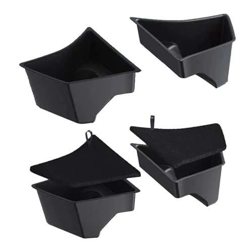 Compatible For Tesla Model 3 2024 Highland Car Trunk Side Storage Box Bins Cargo Compartment Box Boot Organizer Bucket Car Accessories