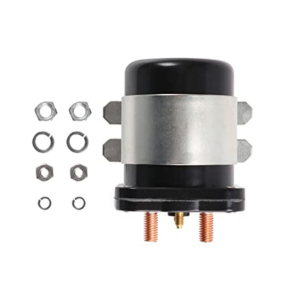 Heavy Duty 48V 4 Terminal Solenoid Heavy Duty 48V Solenoid Relay Switch Replacement For Club Car EZGO Yamaha Electric G19 Power Drive #586 Series Replace JR1