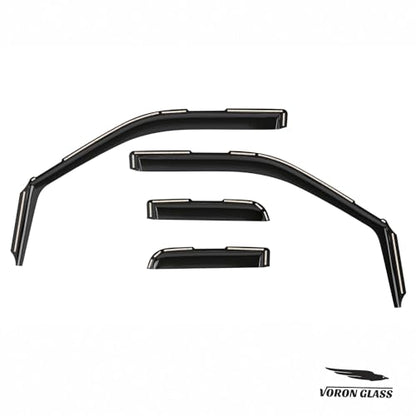 in Channel Extra Durable Rain Guards for Ford F150 2004