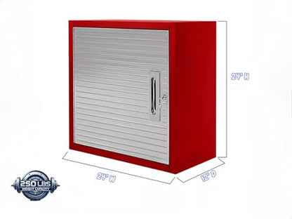 Heavy Duty 8 Piece Steel Garage Cabinet Storage Set with Rolling Workbench