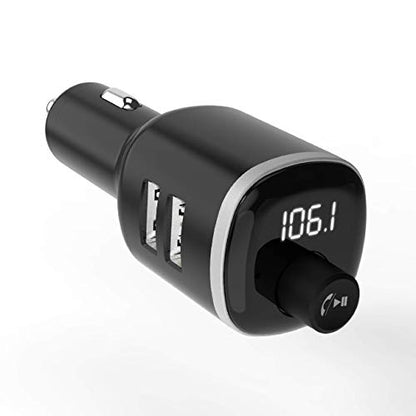 BTFM4 SP1 BTFREQ Universal Bluetooth Handsfree Car Kit with FM Transmitter and Dual USB Ports