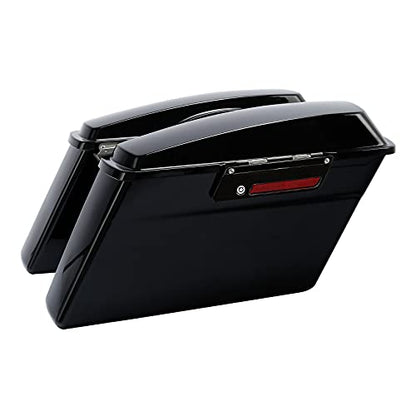 Hard Saddlebags Black Latches Fit for Harley Touring 94 (2 Count)