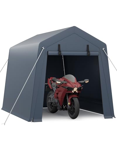 6x8 Ft Carport Heavy Duty Tent with Roll
