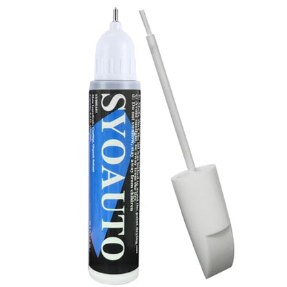 White Touch Up Paint for Cars White Car Touch up Paint Auto Scratch Repair Pen Brush and Tip 2 in 1 Repair Pen 0.4 oz