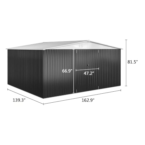 12x14 FT Outdoor Storage Shed