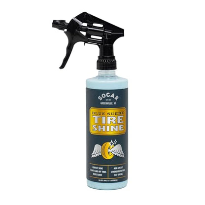 SOCAR Blue Suede Tire Shine Spray & Protectant. New