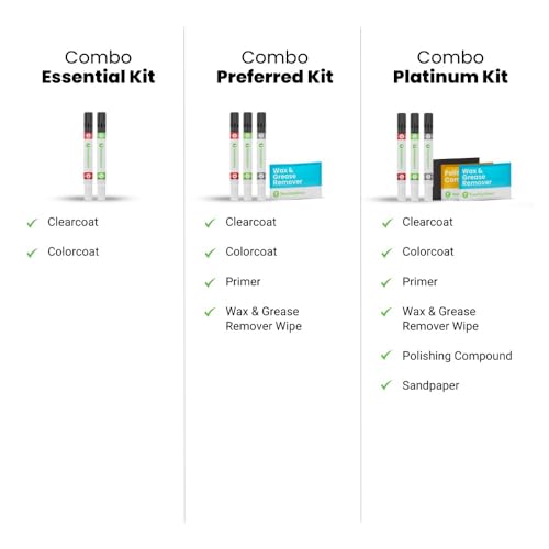1E7 Silver Silver Streak Metallic Compatible with Toyota Exact Match Touch Up Paint Combo