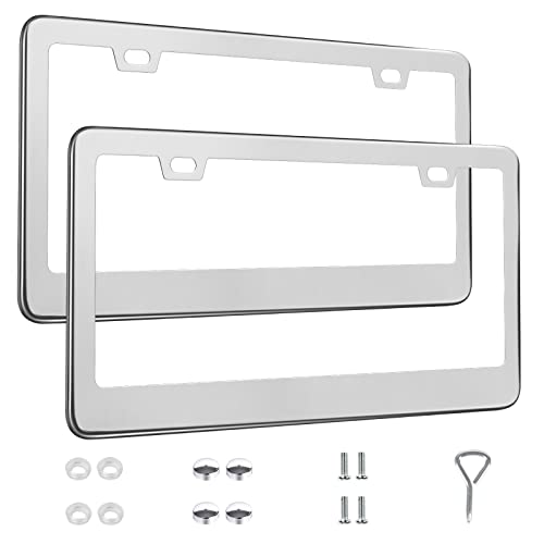 2 Pack License Plate Frames (2 Count)