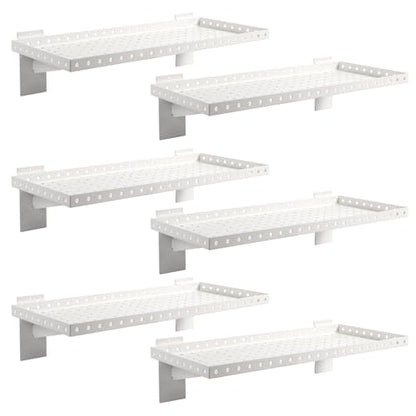 Slatwall Shelves 24x10 Inch (6 Count)
