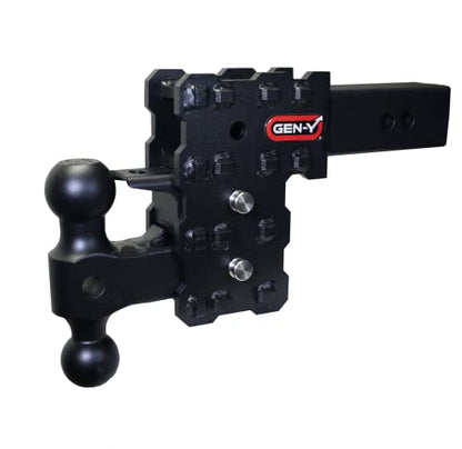Solid Shank Adjustable Tow Hitch with Dual