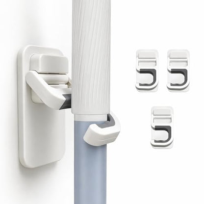 3 Pack Broom and Mop Holder Wall Mount