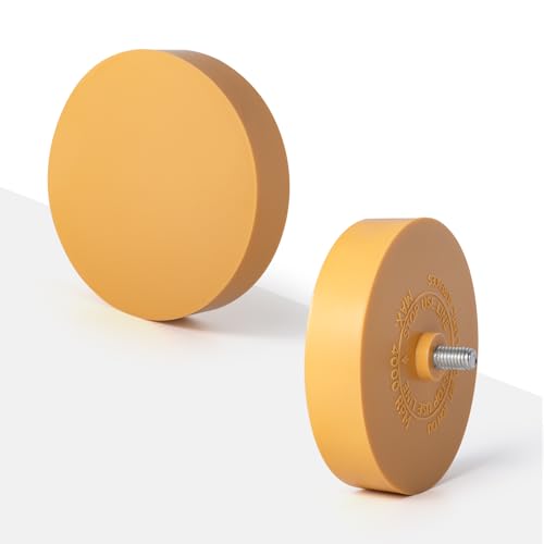 2 Pack Decal Remover Eraser Wheel with Adapter 4 inch Rubber Eraser Wheel for Drill Removes Car Decal Vinyl Tape Graphics Pinstripe Sticker Adhesive Remover