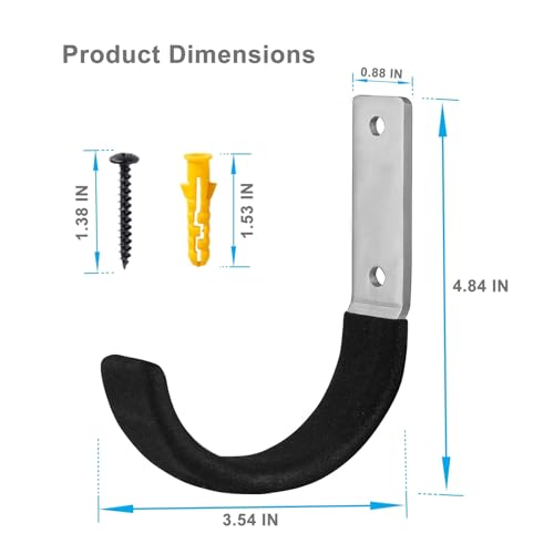 Garage Storage Ladder Hanger 2 Pcs