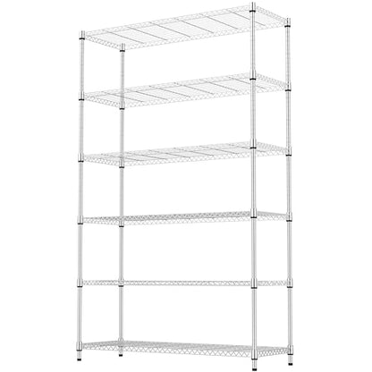 6 Tiers Storage Shelves Load 2100LBS