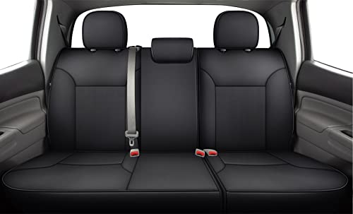 2005 2015 Tacoma Custom Fit Seat Covers for Crew Cab with Faux Leather