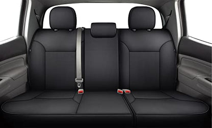 2005 2015 Tacoma Custom Fit Seat Covers for Crew Cab with Faux Leather