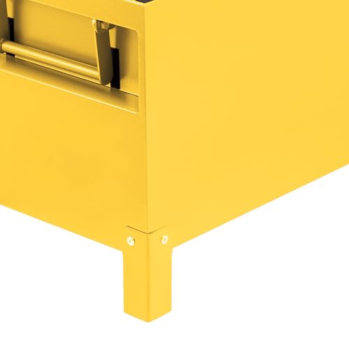 Large Tool Box Truck Bed Toolboxes Steel Heavy Duty Waterproof Free Assemble Tool Organizer Chest Cabinet Toolbox with Side Handles for Pick Up Trucks RV Trailer