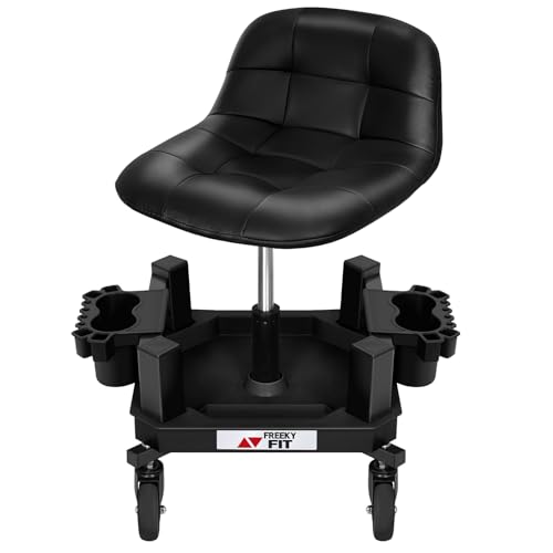 Rolling Stool with Wheels
