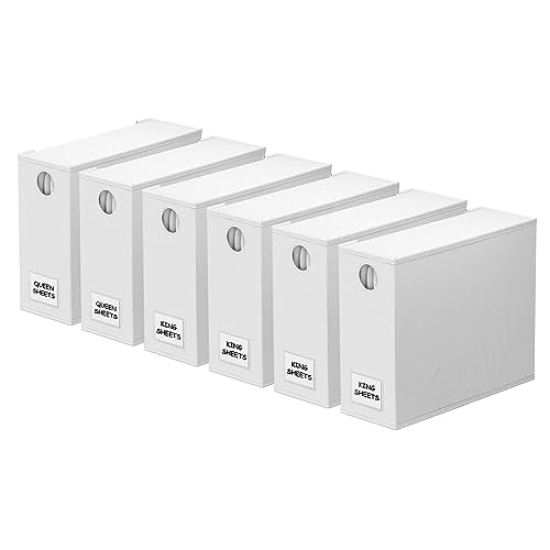 6 Pack Bed Sheet Organizers and Storage