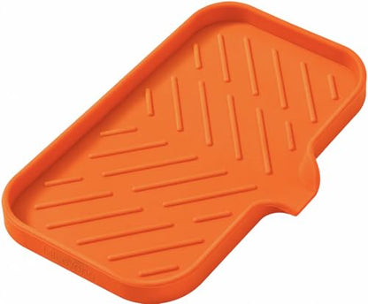 Silicone Soap Dish with Drain Spout