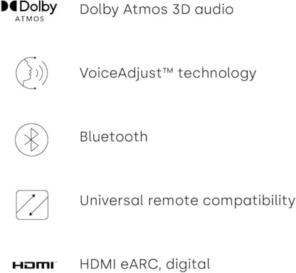 Signa S4 Dolby Atmos 3D Sound Bar System with 5.9" Wireless Sub