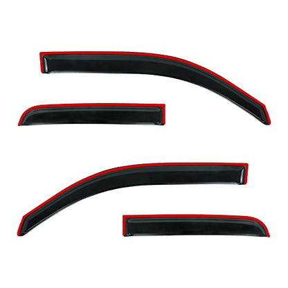 Outside Rain Guards Compatible with Ram 1500 19 (4 Count)