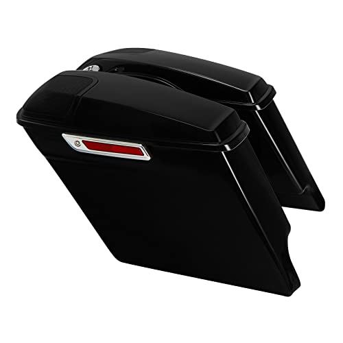 Motorcycle 5" Stretched Saddlebags Fit For Harley Touring 2014 (2 Count)