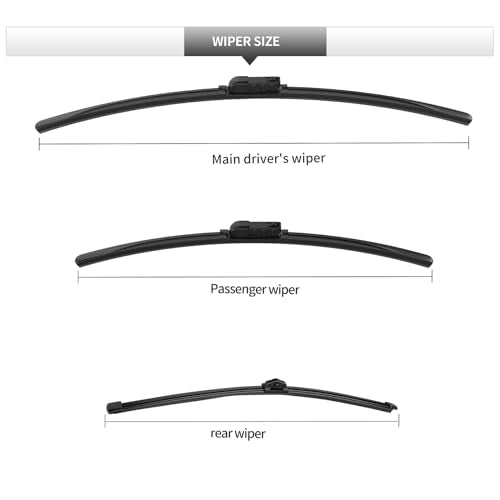 Front and Rear Windshield Wipers for BMW X1 2016